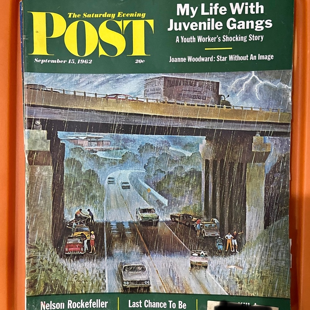 The Saturday Evening Post Sept 15, 1962  Vintage News Current Events Magazine